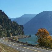 Highway 14 - Columbia River Gorge in WA