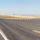 Highway 206 near Klondike Wind Farm