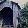 Covered Wood Railroad Bridge