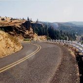 Historic Columbia River Highway -  Mosier to Rowena Loop