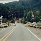 Highway 99 Railroad Crossing - Sutherlin