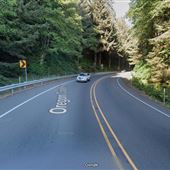 Highway 101 near Heceta Head Lighthouse,