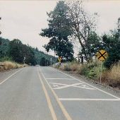 Highway 99 Railroad Crossing - South of Riddle